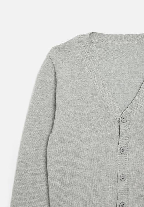 Pop Candy - Button down cardigan - grey