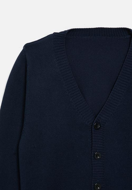 Pop Candy - Button down cardigan - navy blue