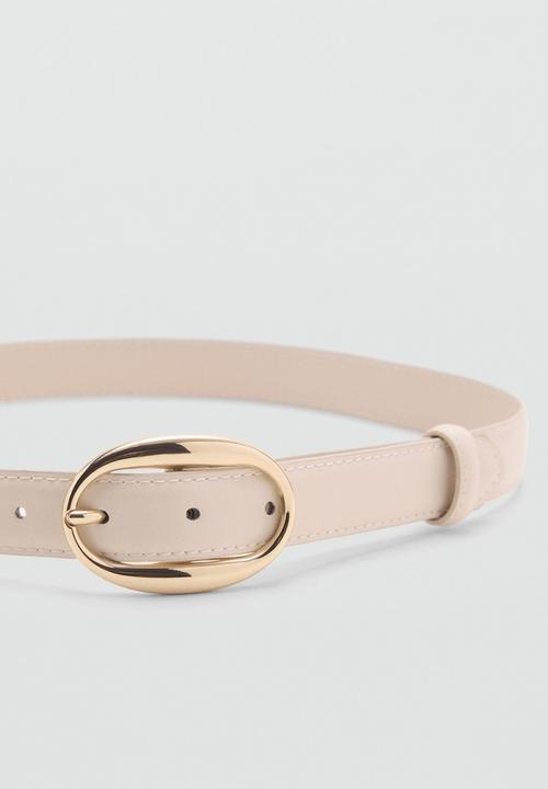 MANGO - Martina belt - light beige