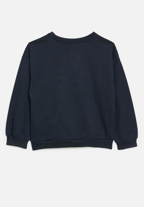 Pop Candy - Printed sweat top - navy blue
