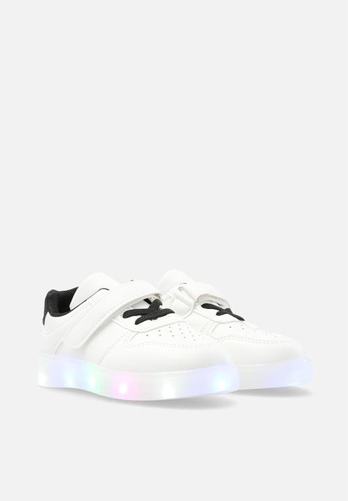 Pop Candy - Light up sneakers - black & white
