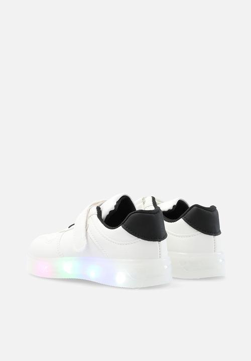 Pop Candy - Light up sneakers - black & white
