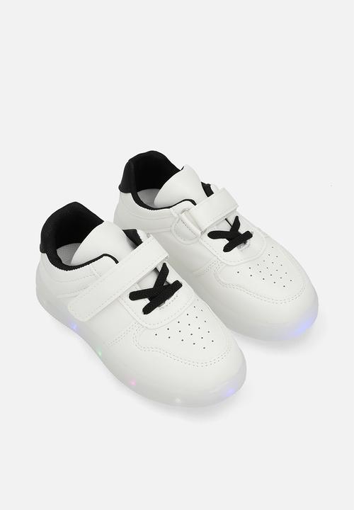 Pop Candy - Light up sneakers - black & white