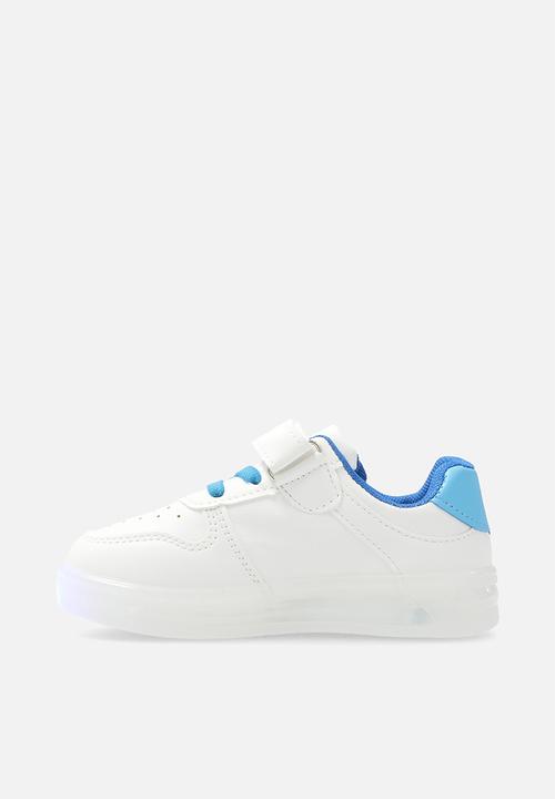 Pop Candy - Light up sneakers - blue & white