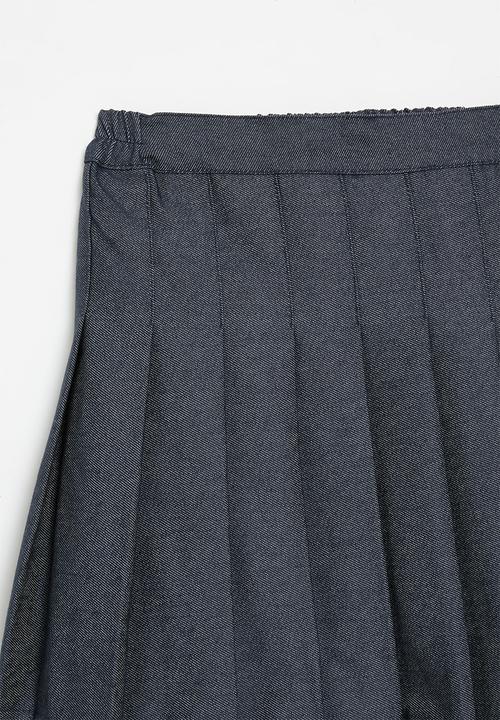Pop Candy - Pleated skirt - navy blue