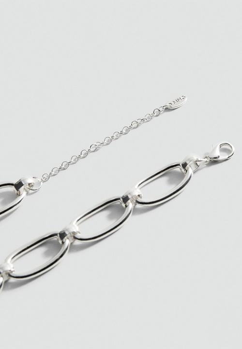 MANGO - Tiffany necklace - silver