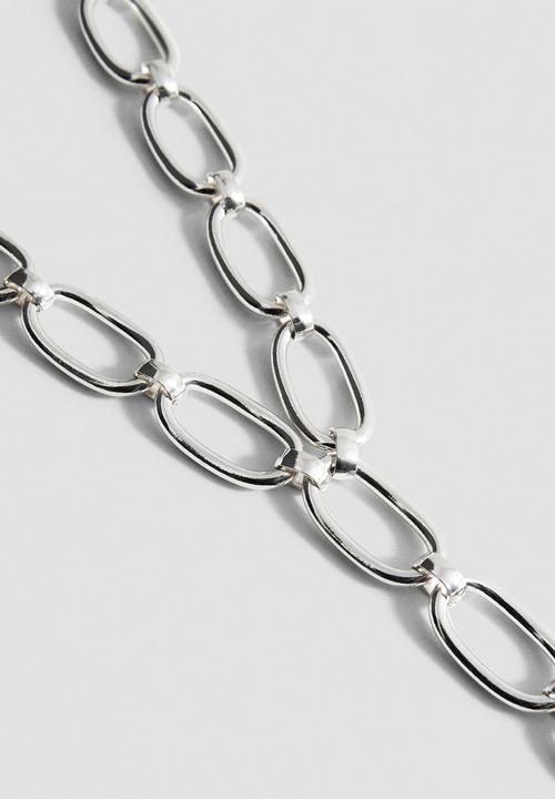 MANGO - Tiffany necklace - silver