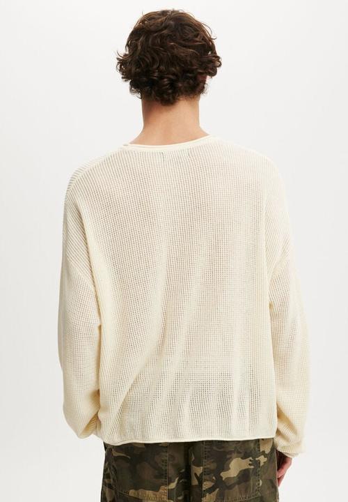 Cotton On - Relaxed Summer Knit - Cream