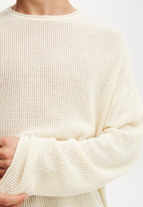 Cotton On - Relaxed Summer Knit - Cream