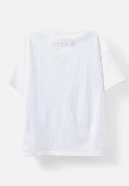 Cotton On - Licensed Drop Shoulder Short Sleeve Tee - Lcn Mar White/Hulk Muscles