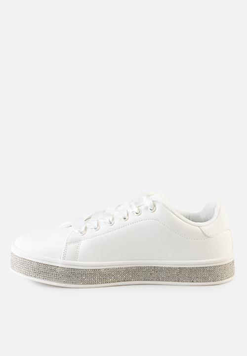 SISSY BOY - Duchess Sneaker With Bling Sole - white
