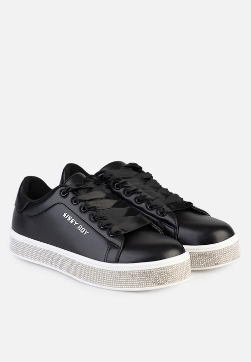 SISSY BOY - Duchess Sneaker With Bling Sole - black