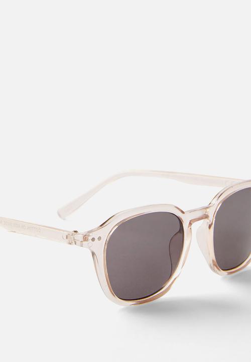 Cotton On - Kids Taylor Round Sunglasses - Dark Vanilla/Transparent