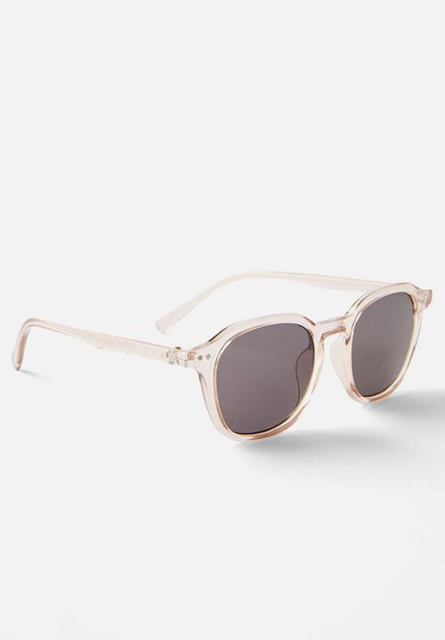 Cotton On - Kids Taylor Round Sunglasses - Dark Vanilla/Transparent