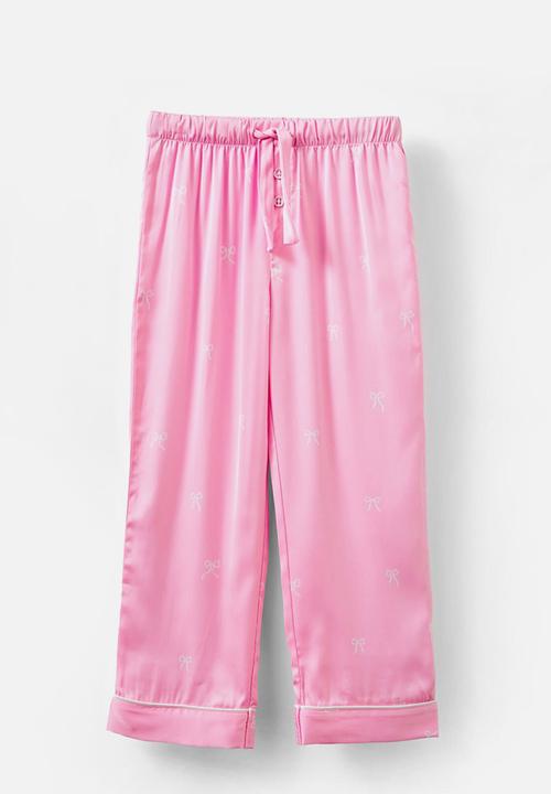 Cotton On - Cassandra short/long pyjama set - fairy pink/ vanilla bow