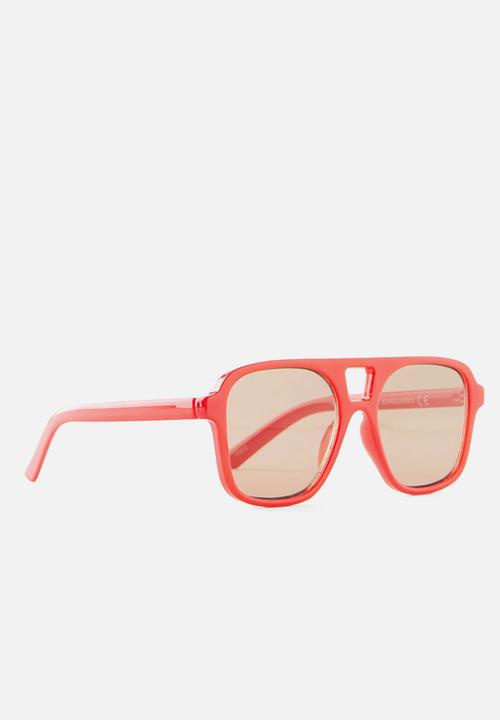 Cotton On - Kids Amy Aviator Sunglasses - Varsity Red
