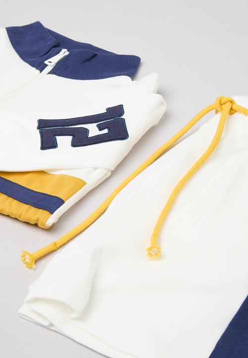 Pop Candy - Sweat top & short set - white