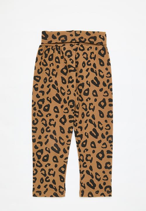 Pop Candy - Printed pants - leopard print/brown