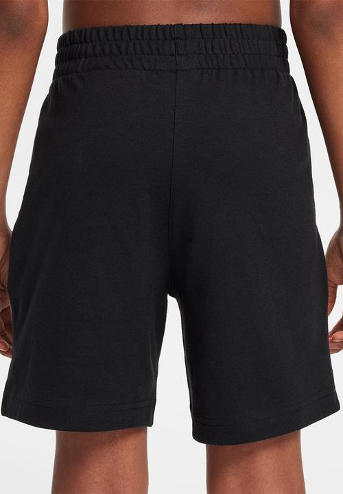 Nike - Kids 6" Knit Shorts - Black/White