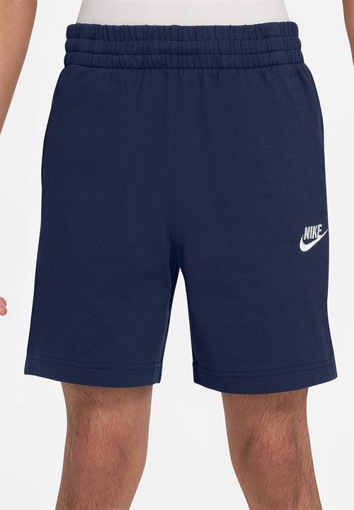 Nike - Kids 6" Knit Shorts - Midnight Navy/White