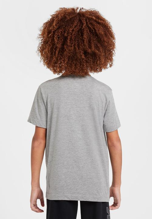 Nike - Kids Nike Sportswear Just Do It Tee - Dk Grey Heather