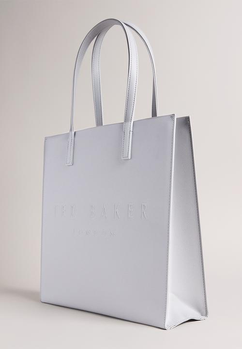 Ted Baker - Soocon Crosshatch Large Icon Bag - light grey