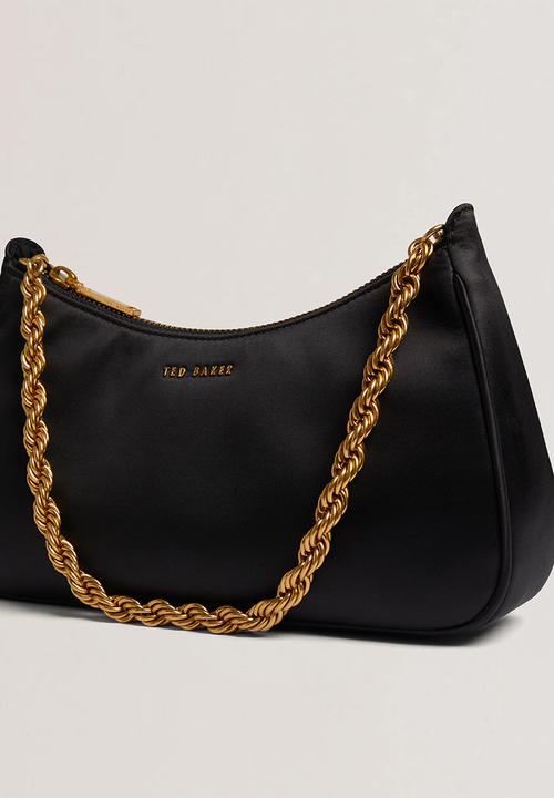 Ted Baker - Agnise Chain Detail Satin Shoulder B - black