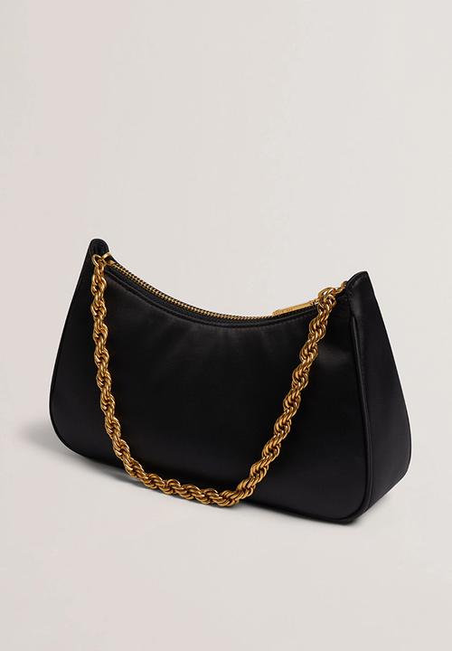 Ted Baker - Agnise Chain Detail Satin Shoulder B - black
