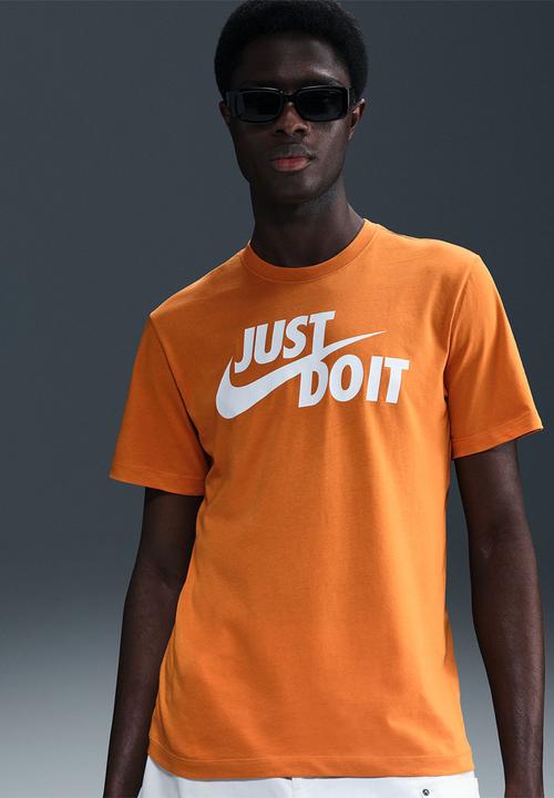 just do it nike shirt orange