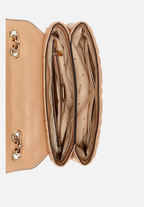 GUESS - Edita crossbody bag - beige