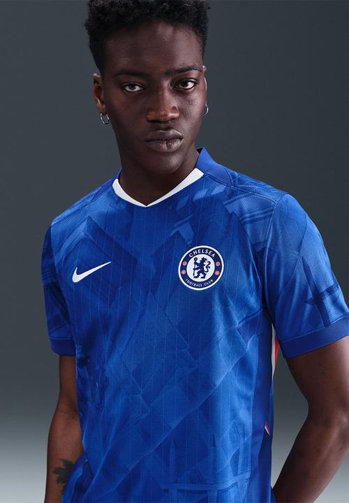Chelsea Football Club Nike Dri-Fit Jsy Ss Stad H - Rush Blue/White