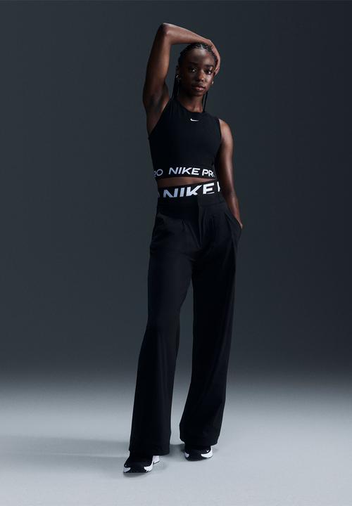 Nike - Pro Crop Tank - Black/White