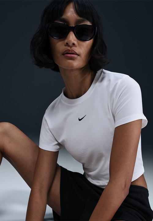 Nike - Nike Knit Crop - White/Black