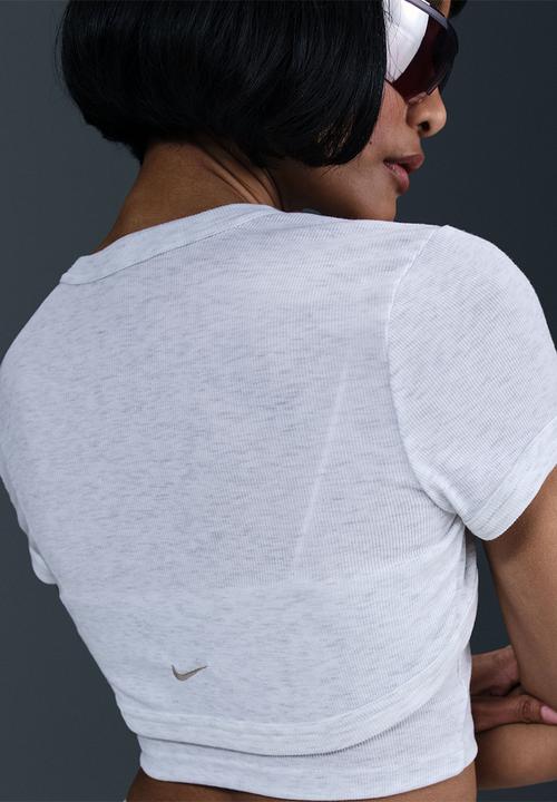 Nike - Nike Knit Rib Crop - Birch Heather/Lt Orewood Brn