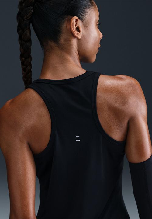 Nike - Nike Tempo Women's Dri-Fit Running Tank Top - Black/Reflective Silv