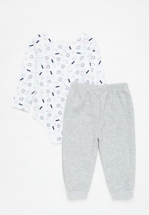 Pop Candy - Printed romper & pants set - multi