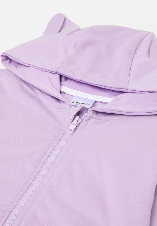 Pop Candy - Hooded top & bottom set - purple & white