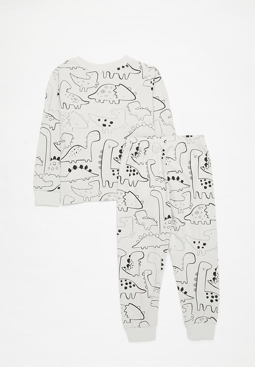 Pop Candy - Printed pj set - off white