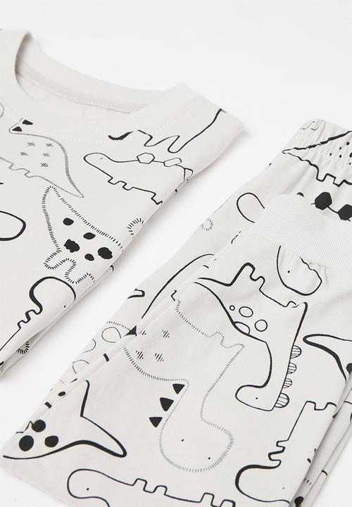 Pop Candy - Printed pj set - off white