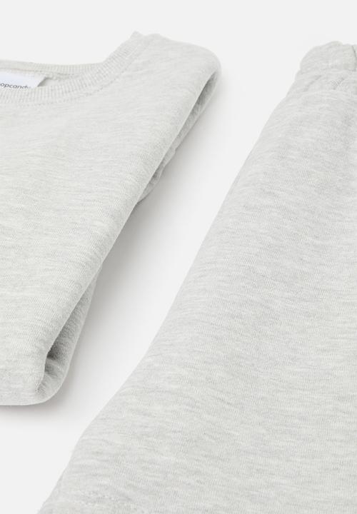 Pop Candy - Sweat top & short set - grey