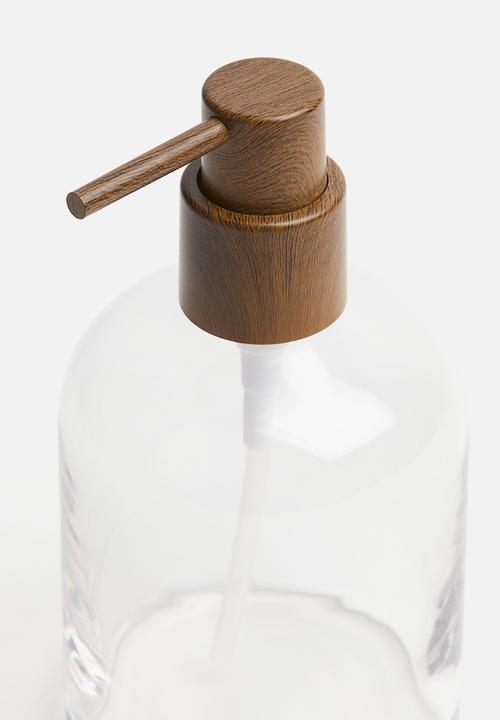 H&M - Glass soap dispenser - transparent