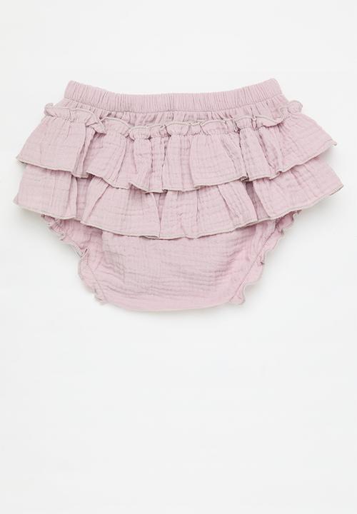 Pop Candy - Frilled bloomer shorts - purple