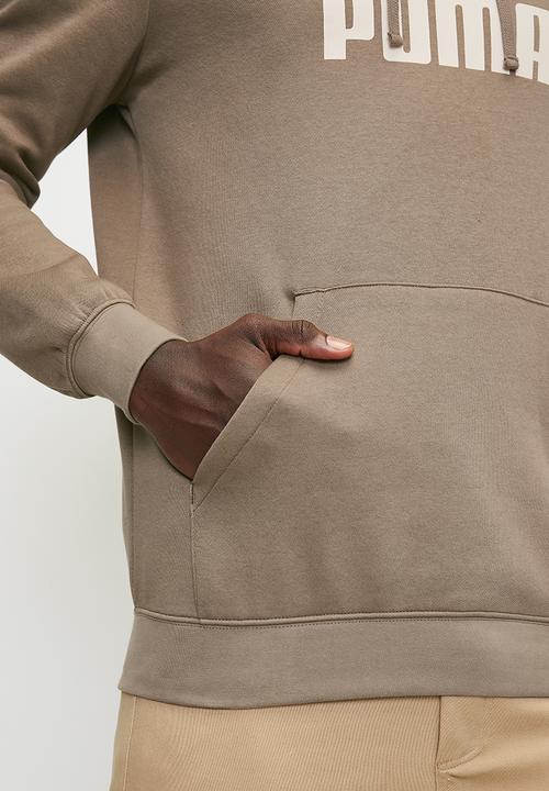 PUMA - ESS No. 1 Logo Hoodie FL M - Totally Taupe