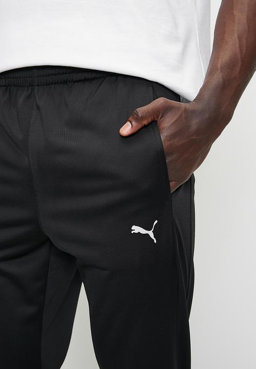 PUMA - Ess tricot pant slim - puma black