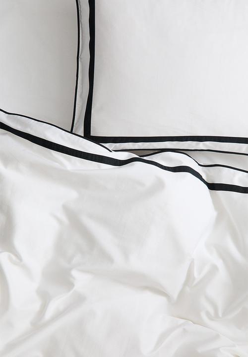 H&M - Egyptian cotton single duvet cover set - white