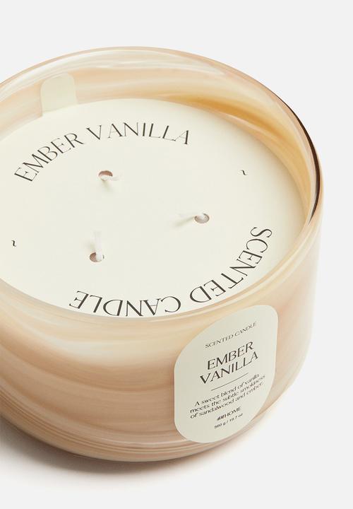 H&M - Large scented candle in glass holder - ember vanilla 