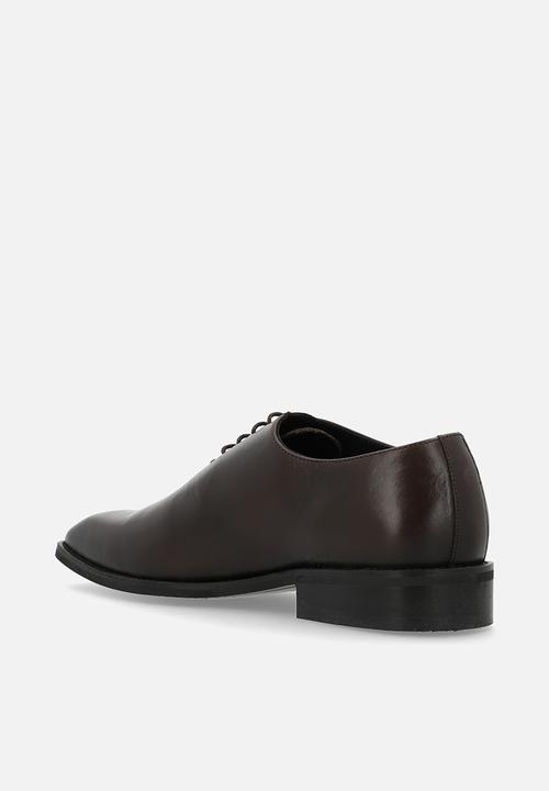 POLO - One cut oxford lace up - brown