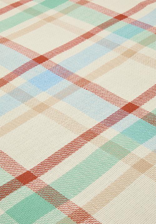 H&S - Picnic blanket acryl natural - multi