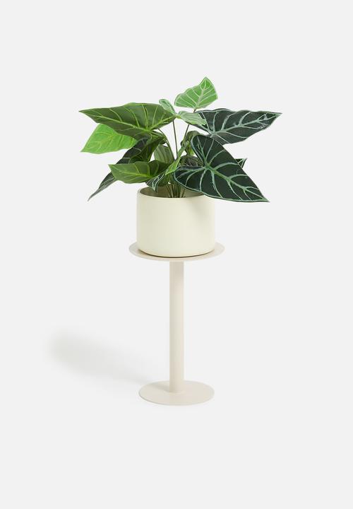 Native Decor - Demi planter - off white