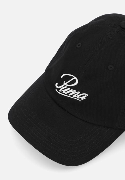 PUMA - Ess Script Logo Dad Cap - PUMA Black